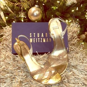 Stuart Weitzman Evening High Heel Sandals SZ 10